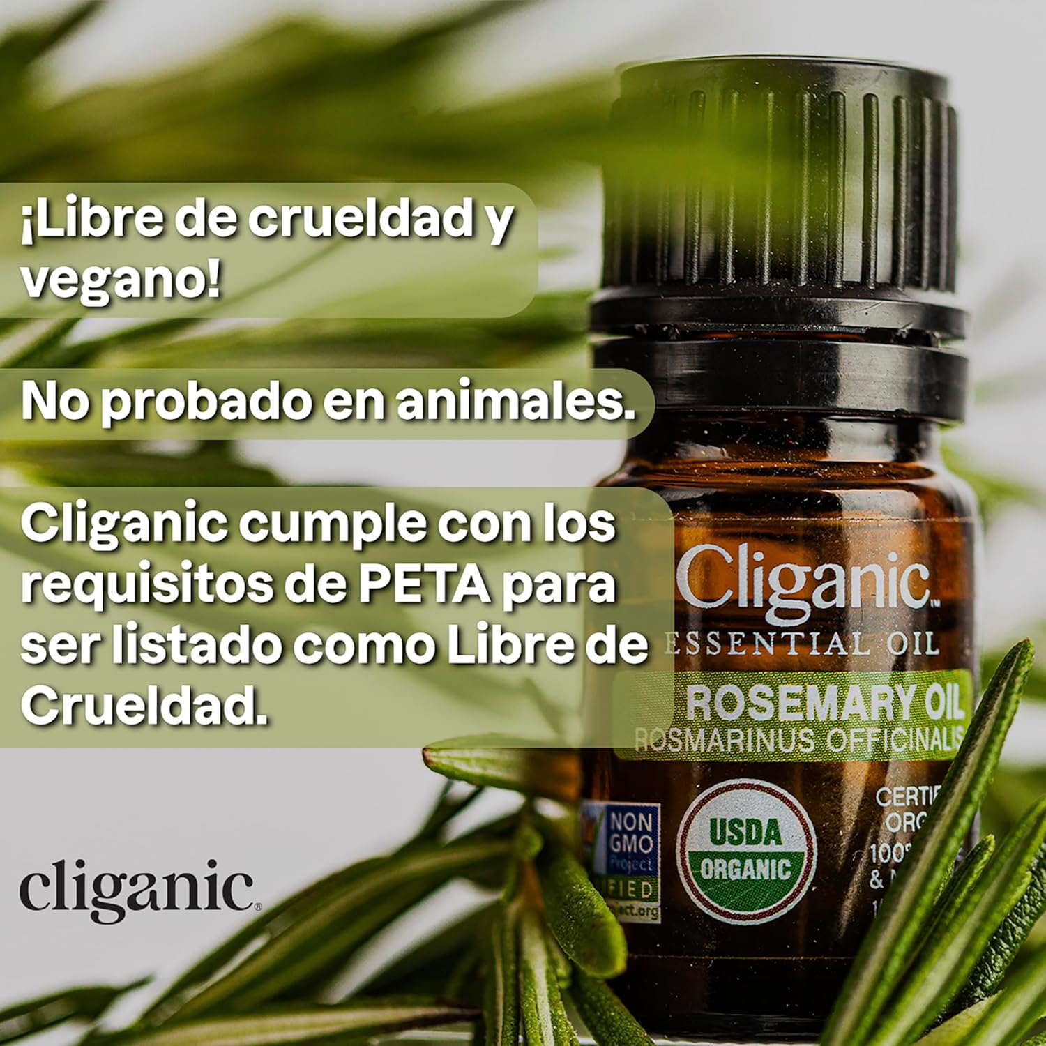 Cliganic 100% Pure Vitamin E Oil for Skin, Hair & Face - 60,000 IU, Non-Gmo Verified | Natural D-Alpha Tocopherol image number 5