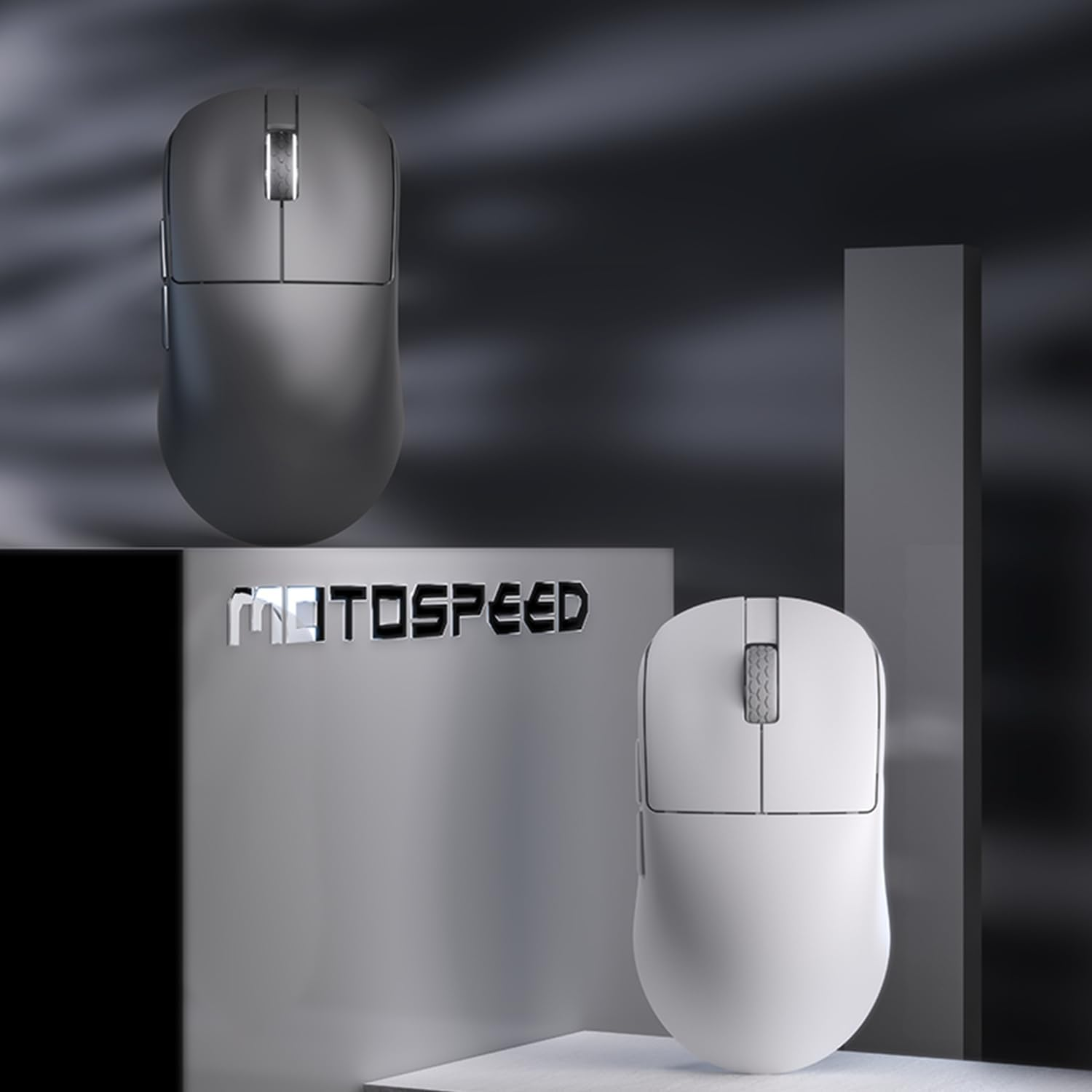 MOTOSPEED X6 Wireless Gaming Mouse,Two-Mode 8K/USB-C Mouse up to 26000DPI,PAW3395 Optical Sensor Lightweight 46G,5 Programmable Button,500Mah Battery Life,Computer Mouse for Laptop,Pc,Mac(White) image number 4