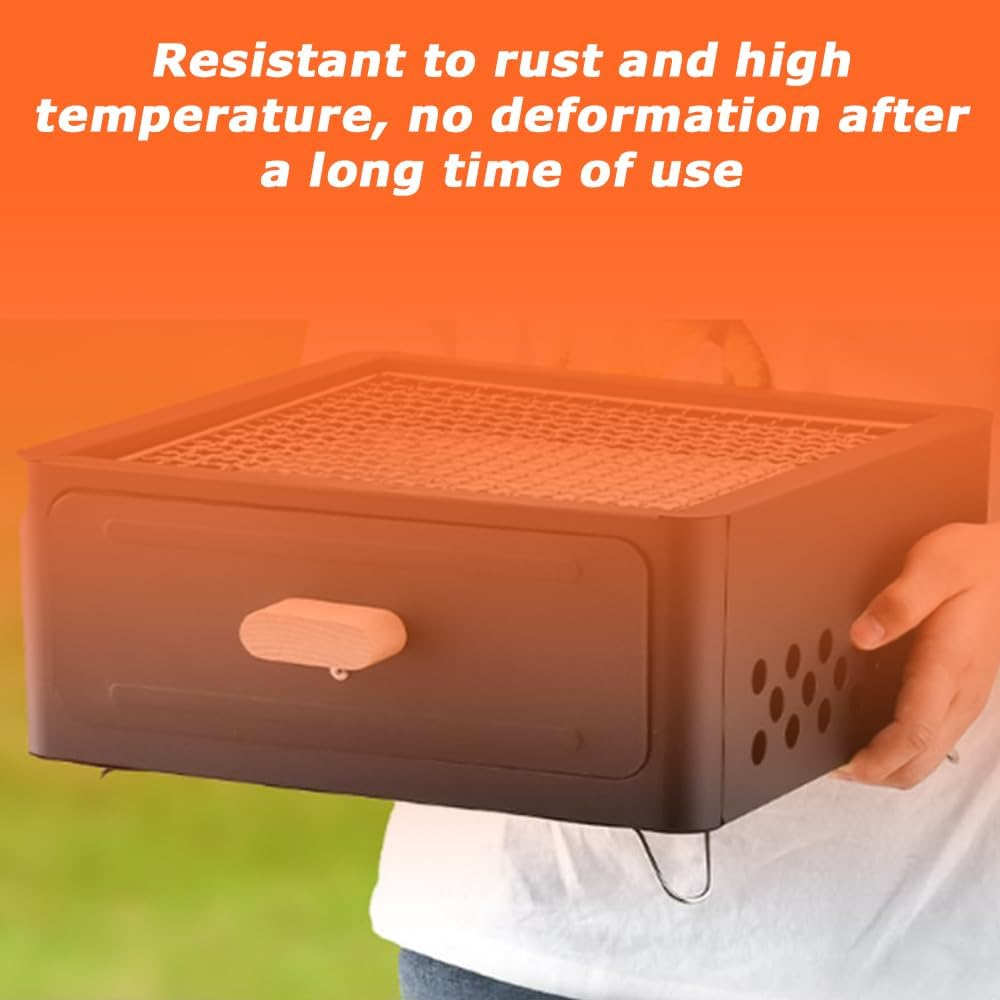 Tabletop Grill/Barbecue Stove,Portable Bbq Grill&Charcoal Grill,Oven for Patio, Beach, Picnic - Making Portable Bbq image number 1