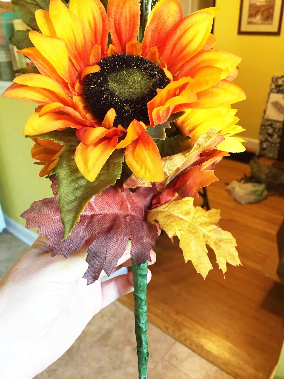 DECORA 1/2" Wide Dark Green Floral Tapes for Bouquet Stem Wrapping and Floral Crafts