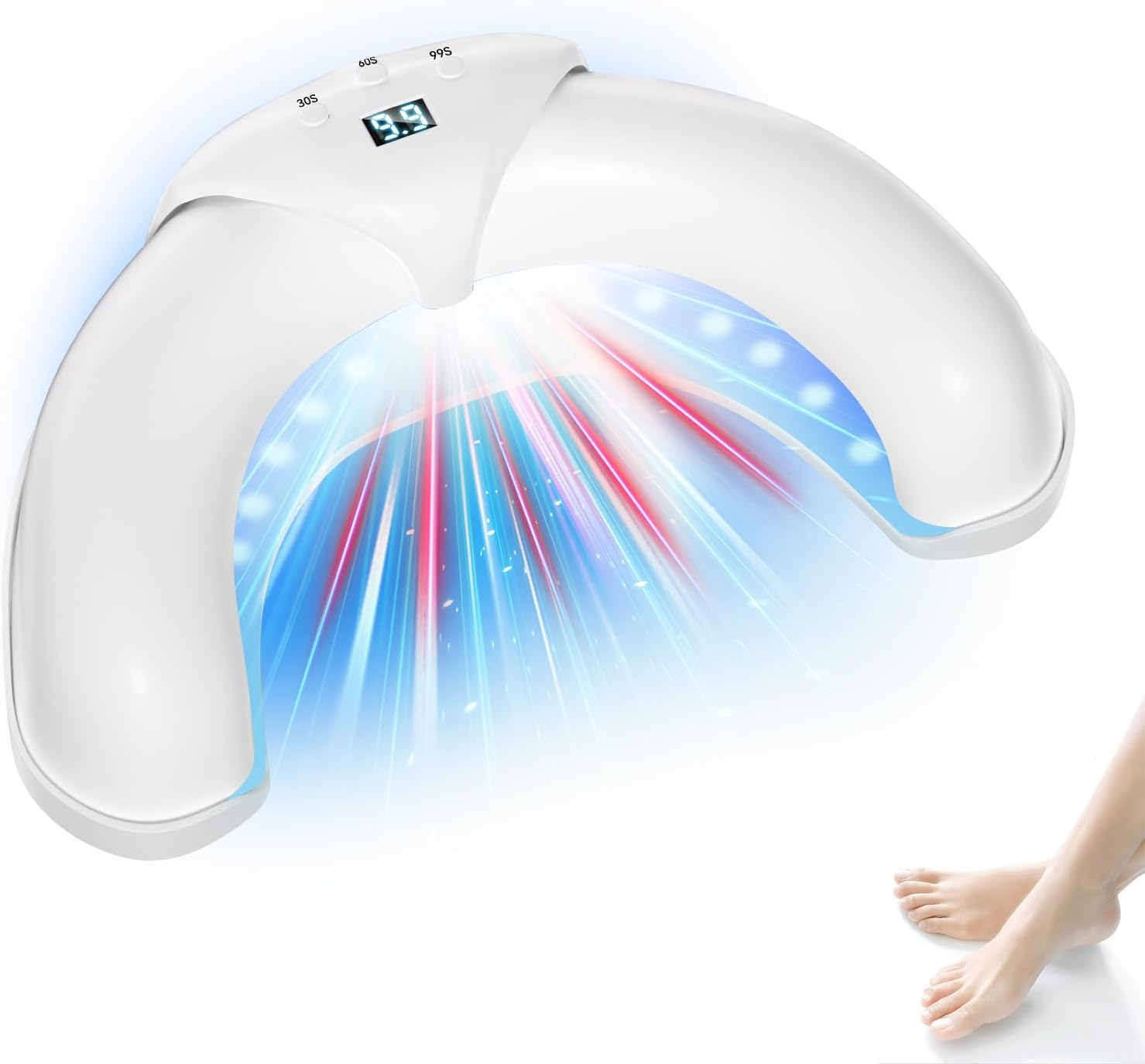 LOZLTX 2025 Nail Fungus Laser Device, 21-Day Fast Acting Device for Multiple Toenails & Fingernails, Industry No. 1 Laser, for Toenails, 365 Nm Infrared Light, 405 Nm Blue image number 6