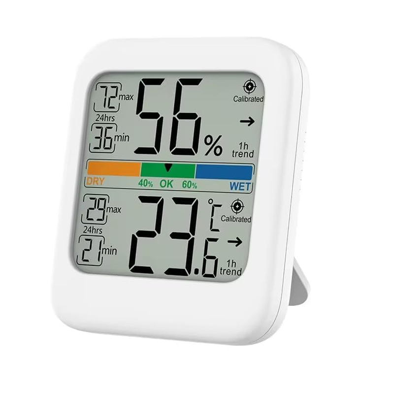 Indoor Digital Thermometer Hygrometer, Temperature and Humidity Monitor image number 2