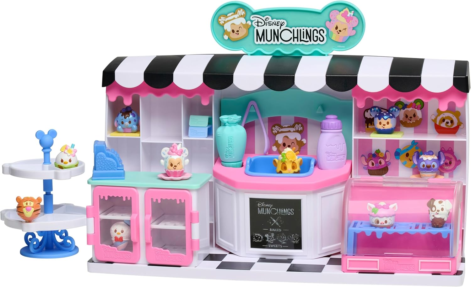 Disney Munchlings Mini Munch Bakery, 25-Piece Color Change Figure Playset, Kids Toys for Ages 3 up by Just Play image number 5