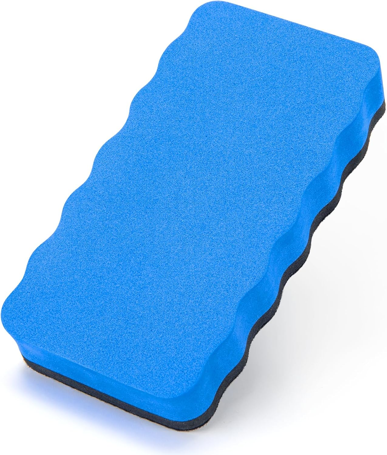 JEFURE Whiteboard Sponge, Pack of 1, Blue Whiteboard Sponge, Magnetic Whiteboard Eraser for Dry Cleaning on Many Surfaces, Whiteboard Eraser for Whiteboards, Blackboards and Glass