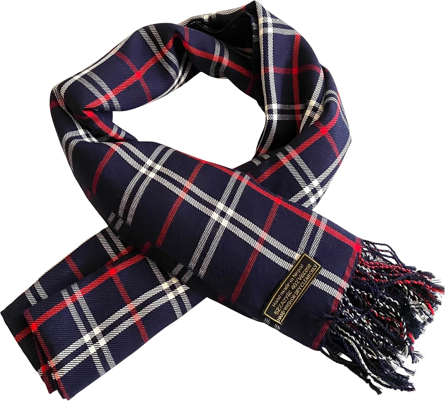CJ Apparel Men'S Nepalese Tartan Design Fashion Scarf Seconds Scarves Fall/Winter Face Cover NEW