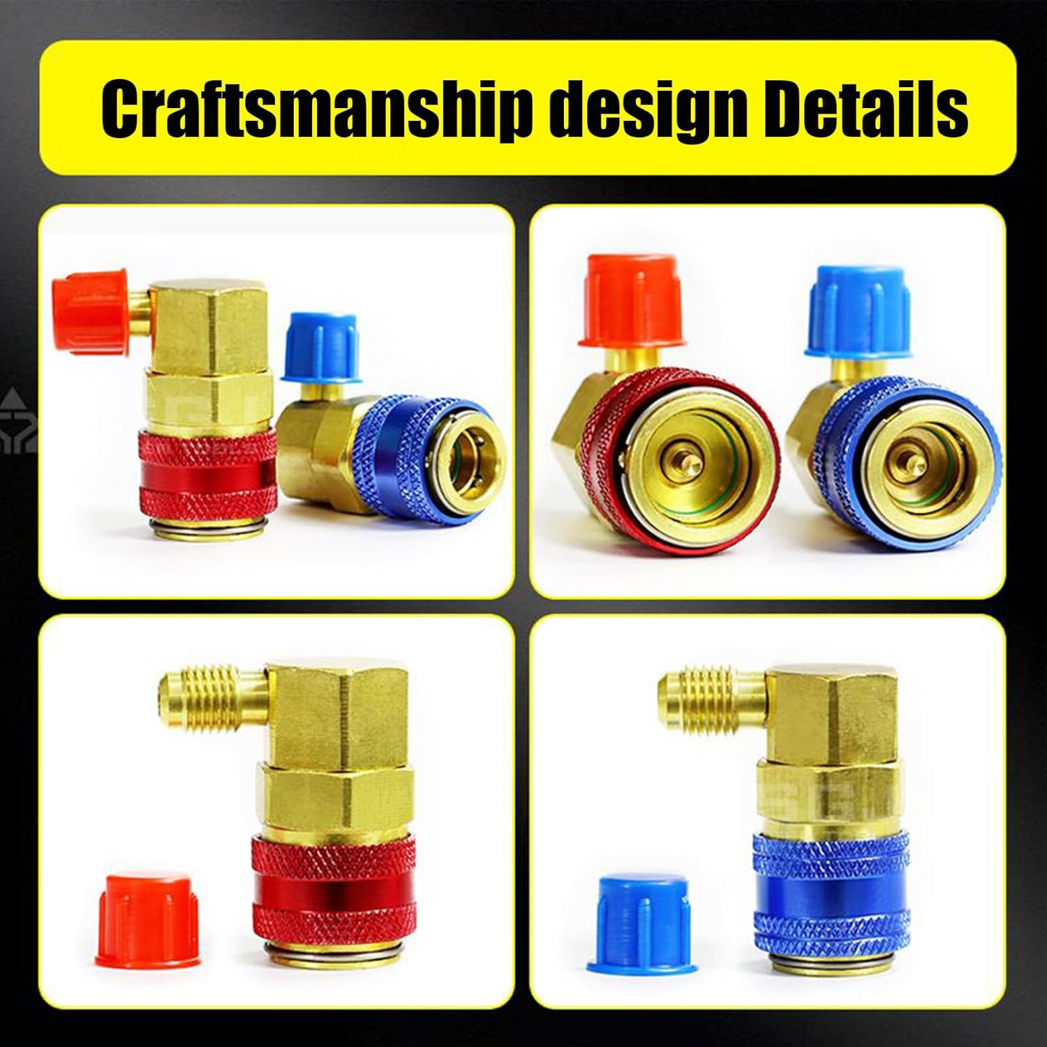 Quick Coupler Adapter, Connectors System Adapters Fittings, Versatile Conversion Fittings Precision Components Tools for Beginners Professionals Adults image number 3