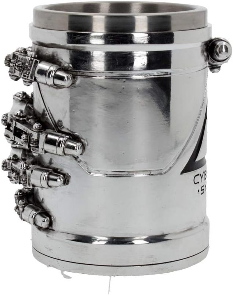 Nemesis Now B4656N9 Terminator 2 Tankard 17Cm, Resin W/Stainless Steel Insert, Silver image number 6