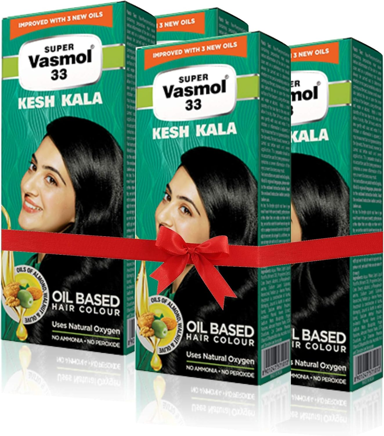 Super Vasmol 33 Kesh Kala Hair Oil 100Ml (Pack of 4)