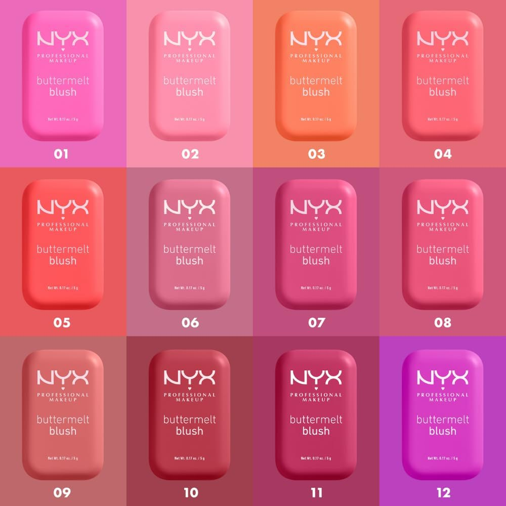 Nyx Professional Makeup Buttermelt Blush Getting Butta (Pack of 2) image number 5