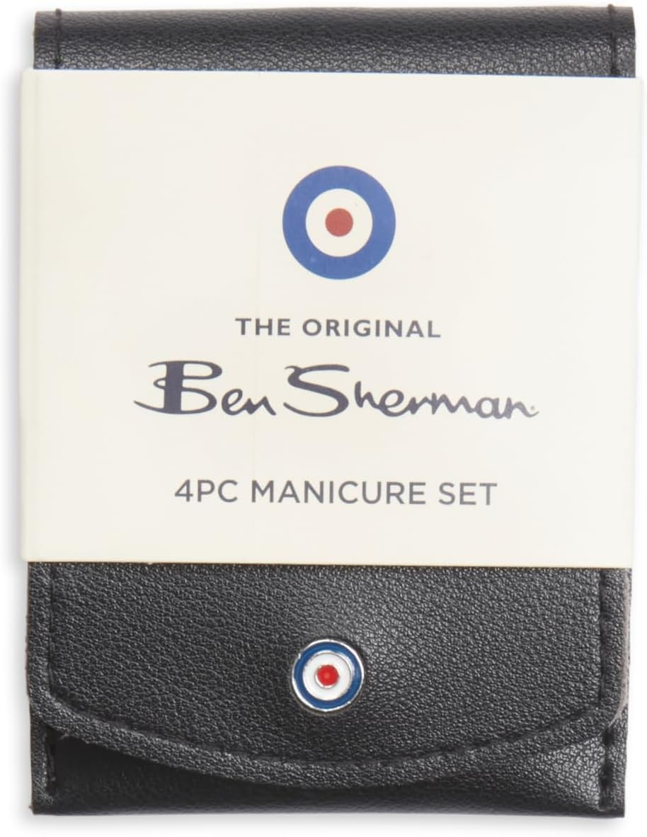 Ben Sherman Men'S 4PC Manicure Travel Set