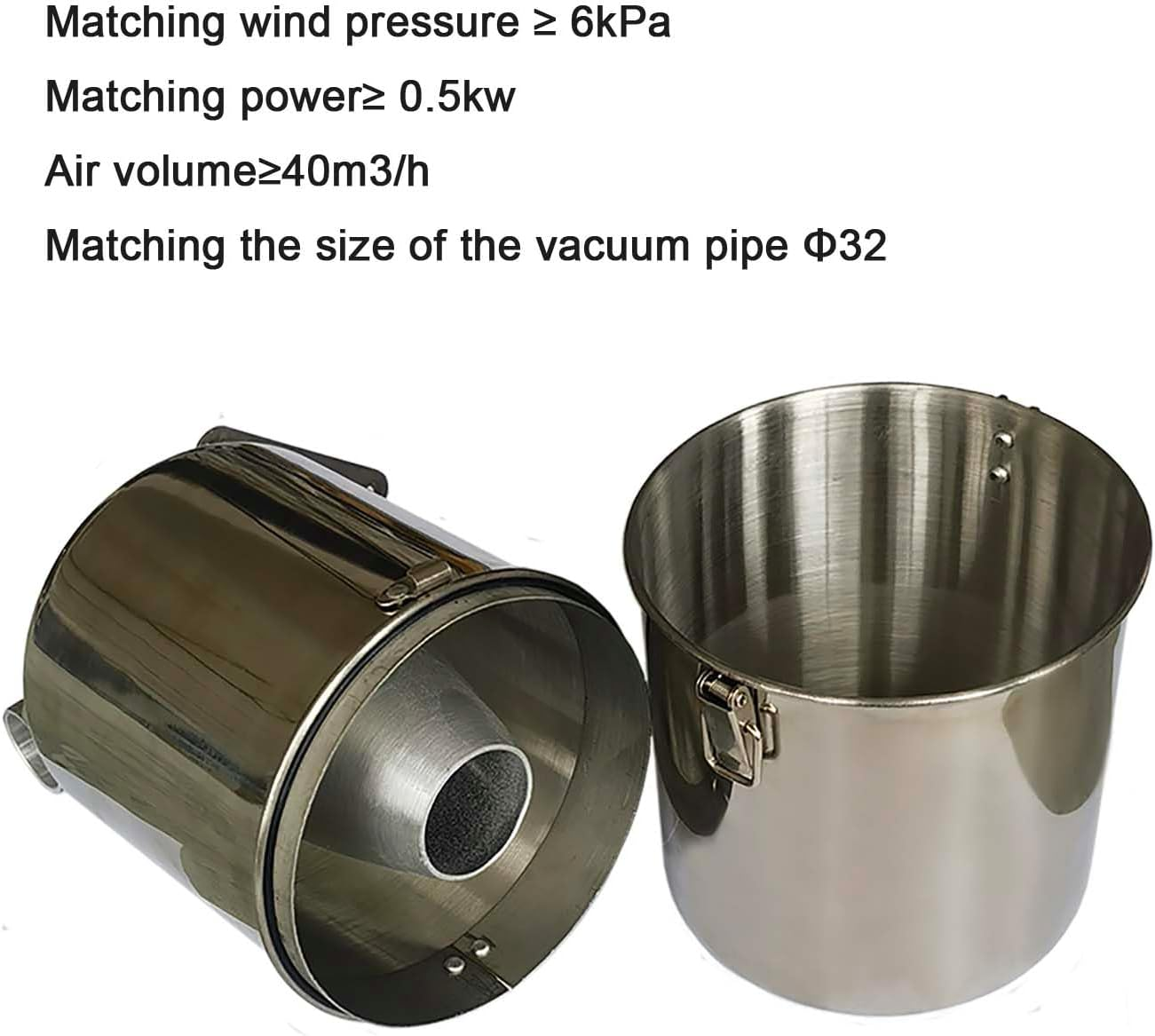 Aluminum Alloy Cyclone Dust Collector Assembly（3L+Sn32T5G1） image number 3