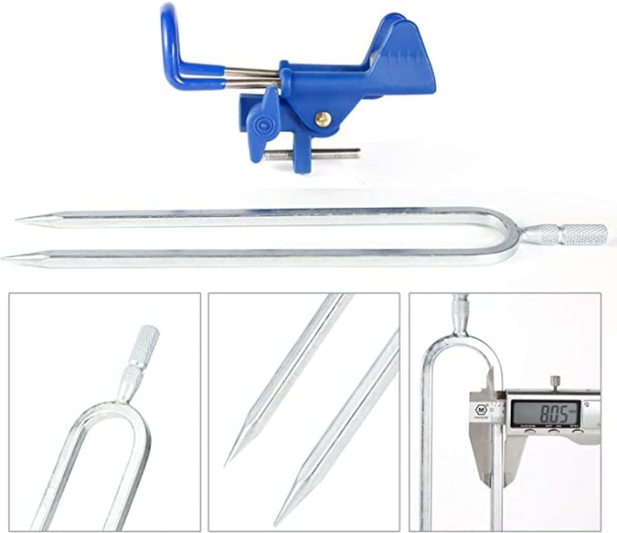 2Pcs Rod Holder Ground,Lake Bank Fishing Pole Stand,Fishing Rod Holder360 Degree Adjustable. image number 6