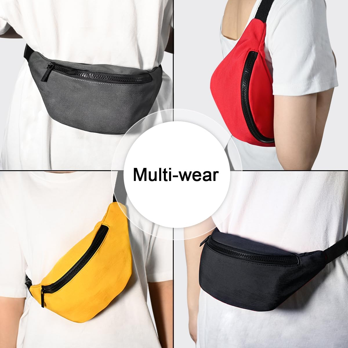 Biefudan Fanny Pack for Kids,Adjustable Waist Bag for Kids Boys Girls,Cute Fashionable Waist Pack Children'S Bum Bag,Sports Workout Traveling Running Carrying Phones Mini Bags (Red) - Orange image number 3