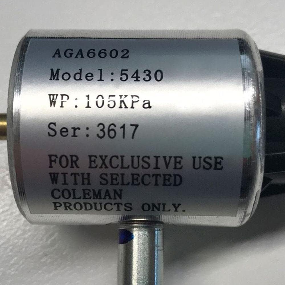 Coleman 2 Burner Stove Regulator Assembly image number 2