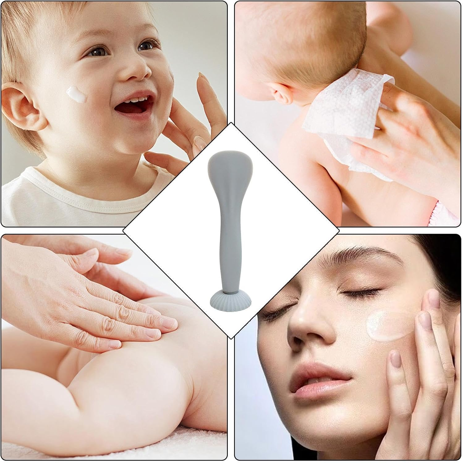 Nappy Cream Spatula - Silicone Baby Cream Distributor, Baby Diaper Cream Applicator | Portable Diaper Cream Tool, Easy Clean Baby Cream Applicator, Non-Stick Silicone Baby Tool image number 4
