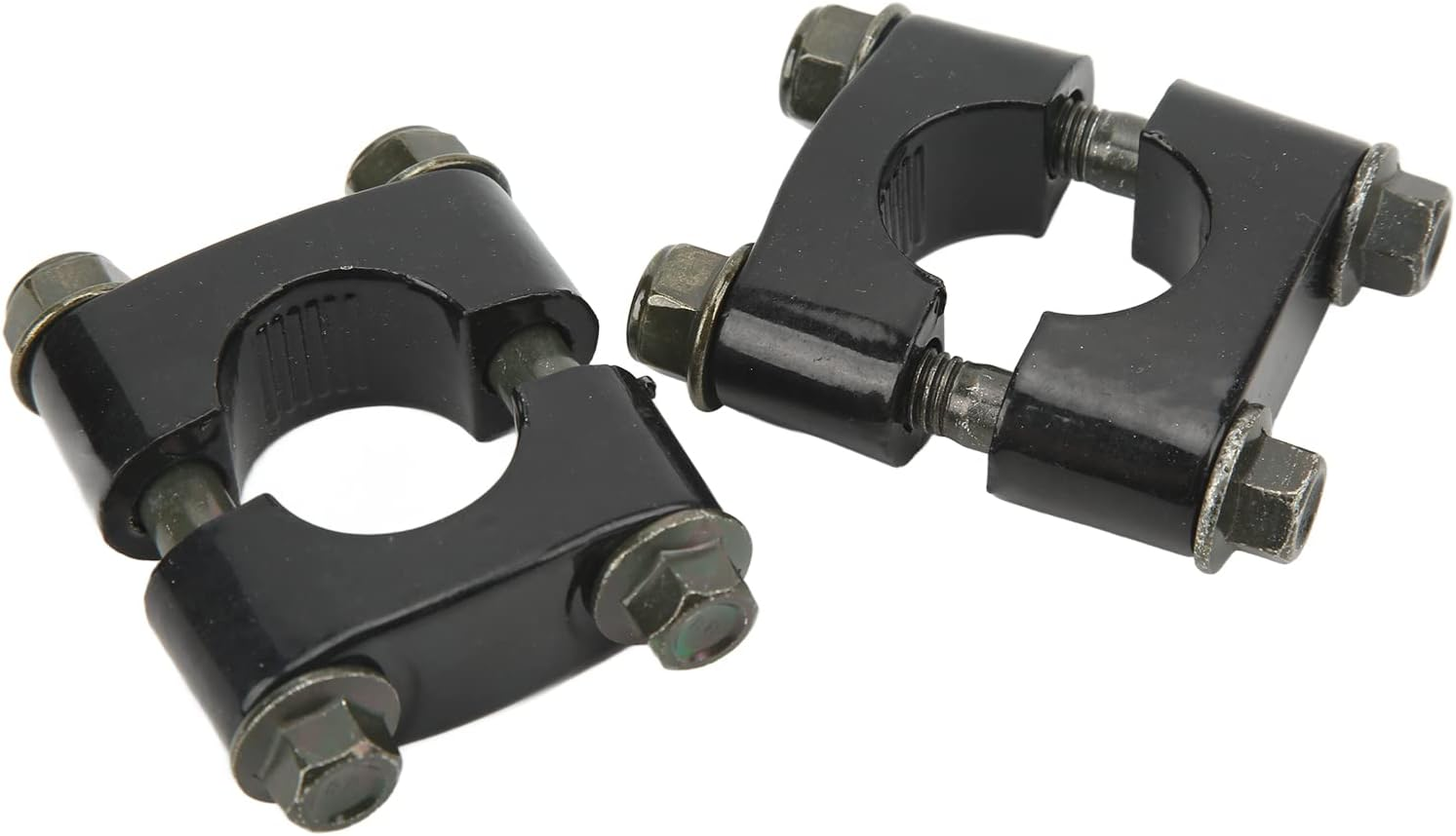 Handlebar Clamp, Solid Fit Ergonomic Design High Strength Motorcycle Handlebar Riser Clip image number 3