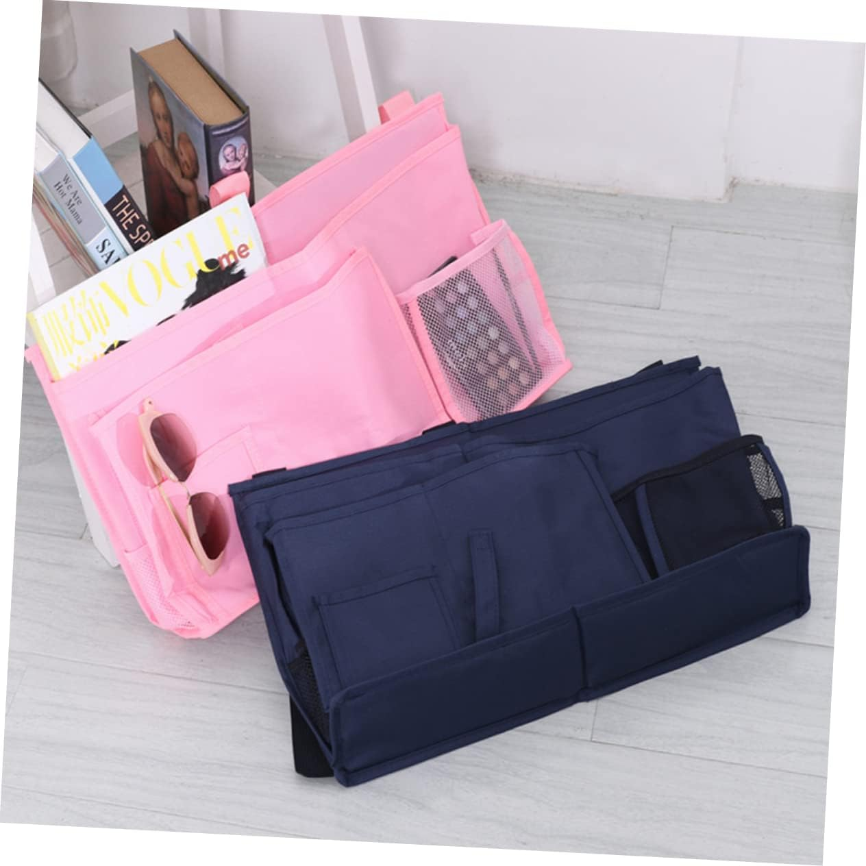 Garneck Oxford Fabric Multi-Functional Bedside Storage Hanging Pouch Book Organizer for Dormitory Camping and Everyday Use for Bedside Use and Items Storage image number 6