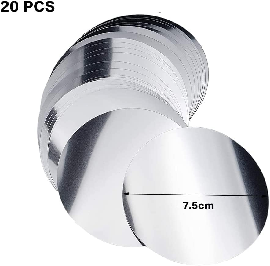 20 Pcs Wine Pourer Disc Flexible Drip Stop Wine Disc No Drop Drip Stop and Pourer Home Bar Accessories for Wine Bottles Silver image number 1