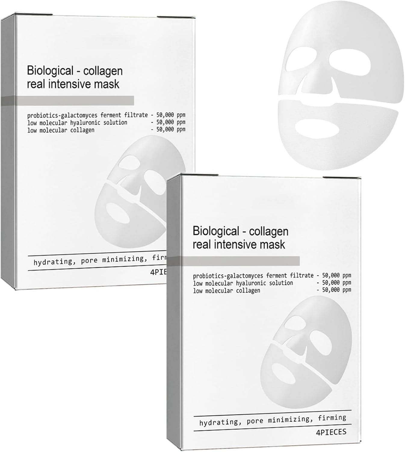 Skaind Hydraglow Deep Face Mask for Women, Sleep Mask, Facial Masks for Women Skin Care, Firming Moisturizing Collagen Real Deep Mask for Lifting, Face Tape for Wrinkles Overnight, 1Box/4Pcs (2Pcs)