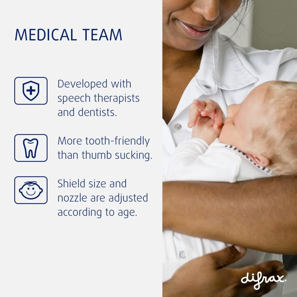 Difrax Pacifier Natural 0-6 Months Pure - Brick image number 4