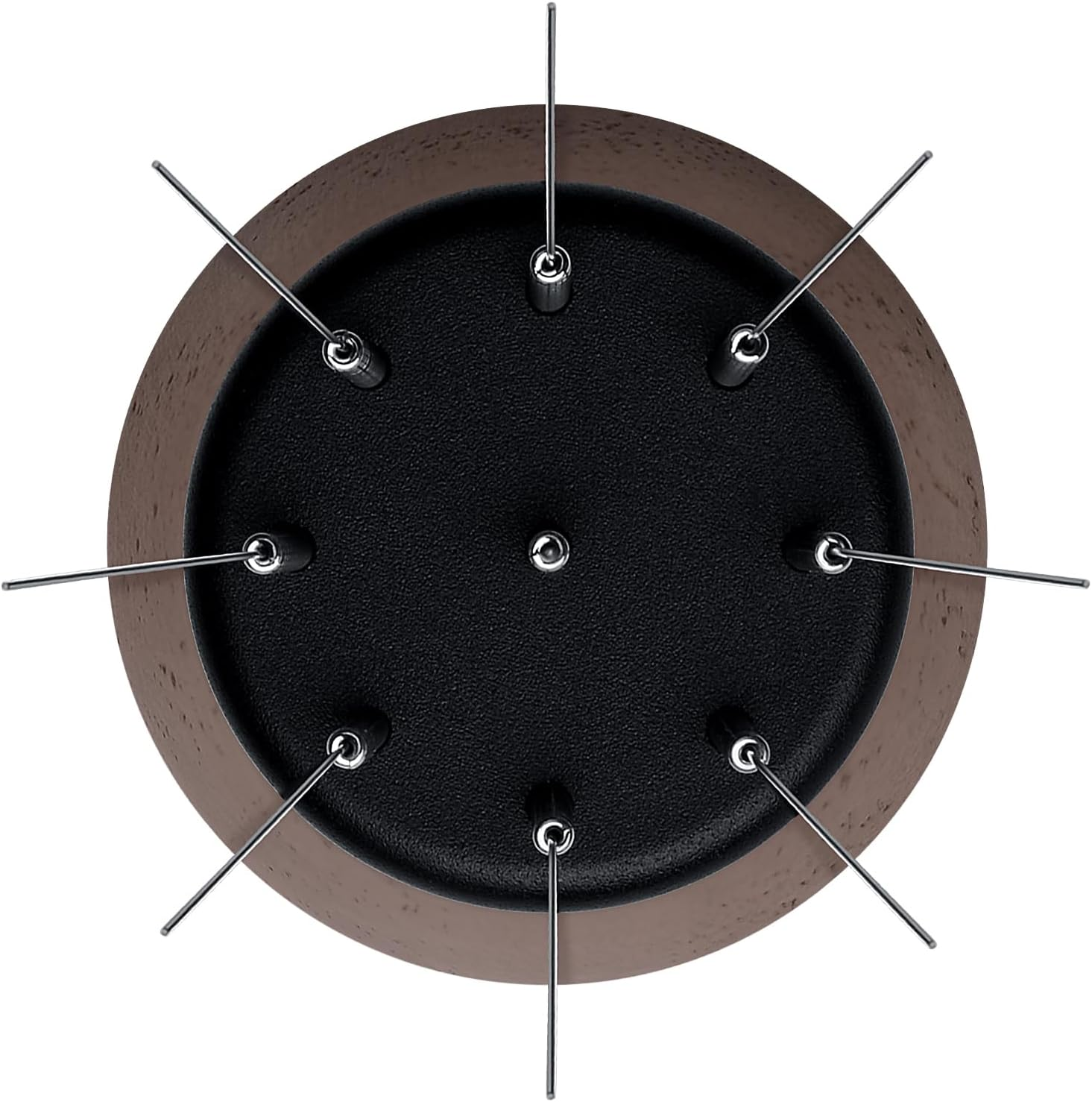 Normcore WDT Tool V2.1 with Stand, 9 Prongs, 0.23 Mm, Espresso Distribution Technology, Magnetic Coffee Stirrer with 16 Additional Needles, American Walnut Handle, Improved Upgrade image number 3