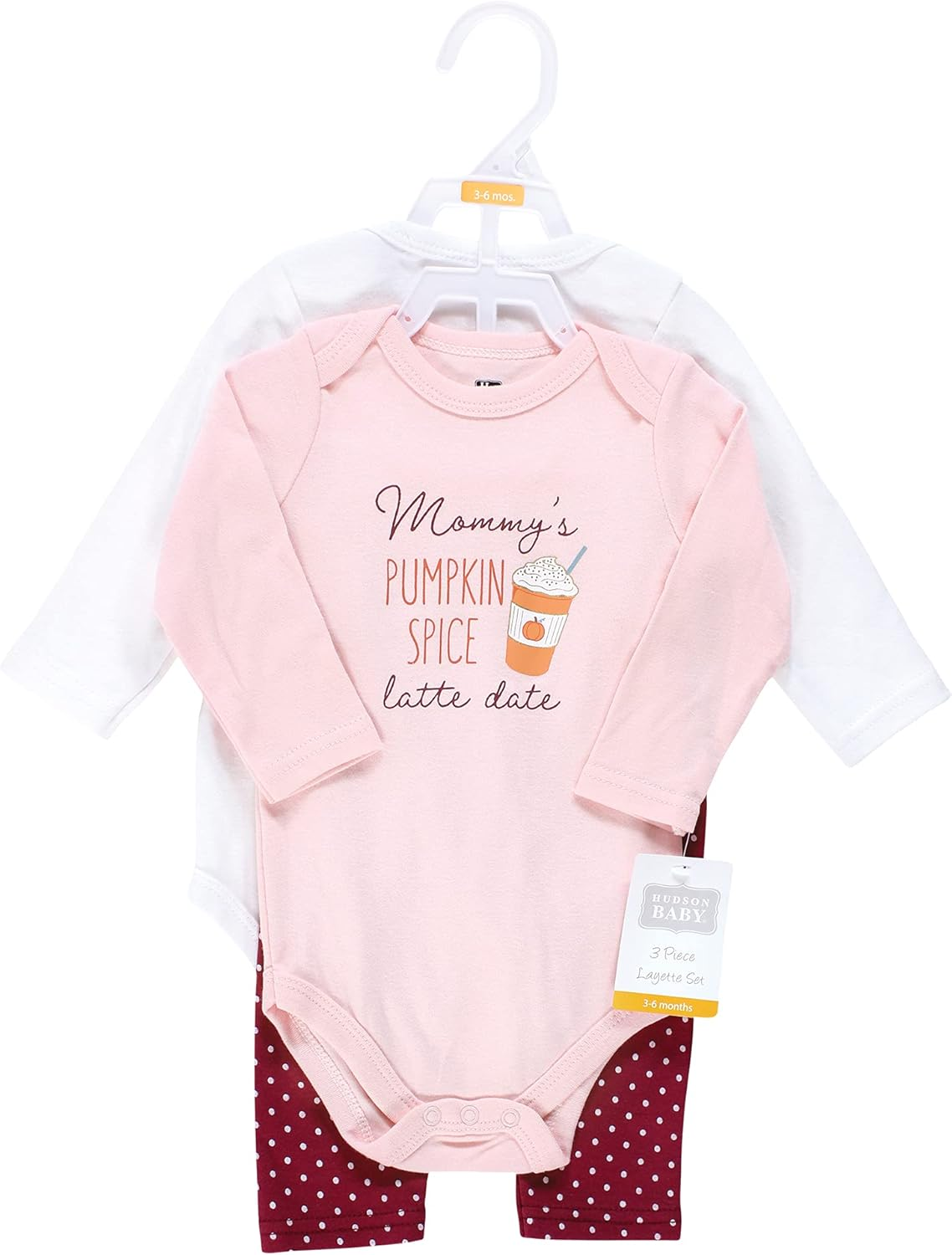 Hudson Baby Unisex Cotton Bodysuit and Pant Set image number 4