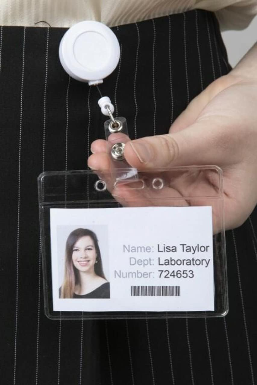 Rexel 9801112 ID Pouch Soft Landscape 94X78MM,10PK image number 1