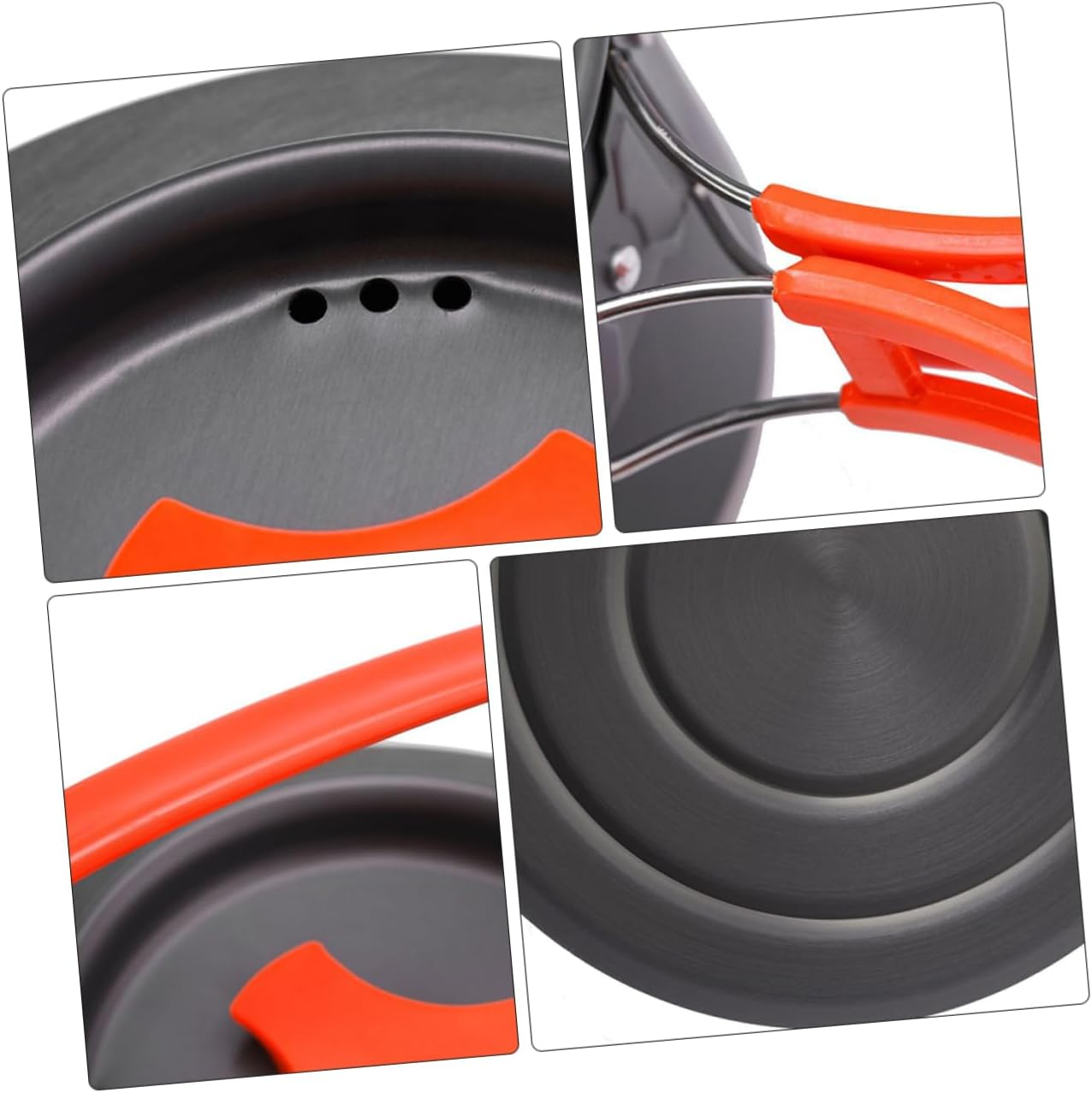 Portable Pot Camping Pots Cookware Cutlery Tool Cooker for Outdoor Activities image number 1