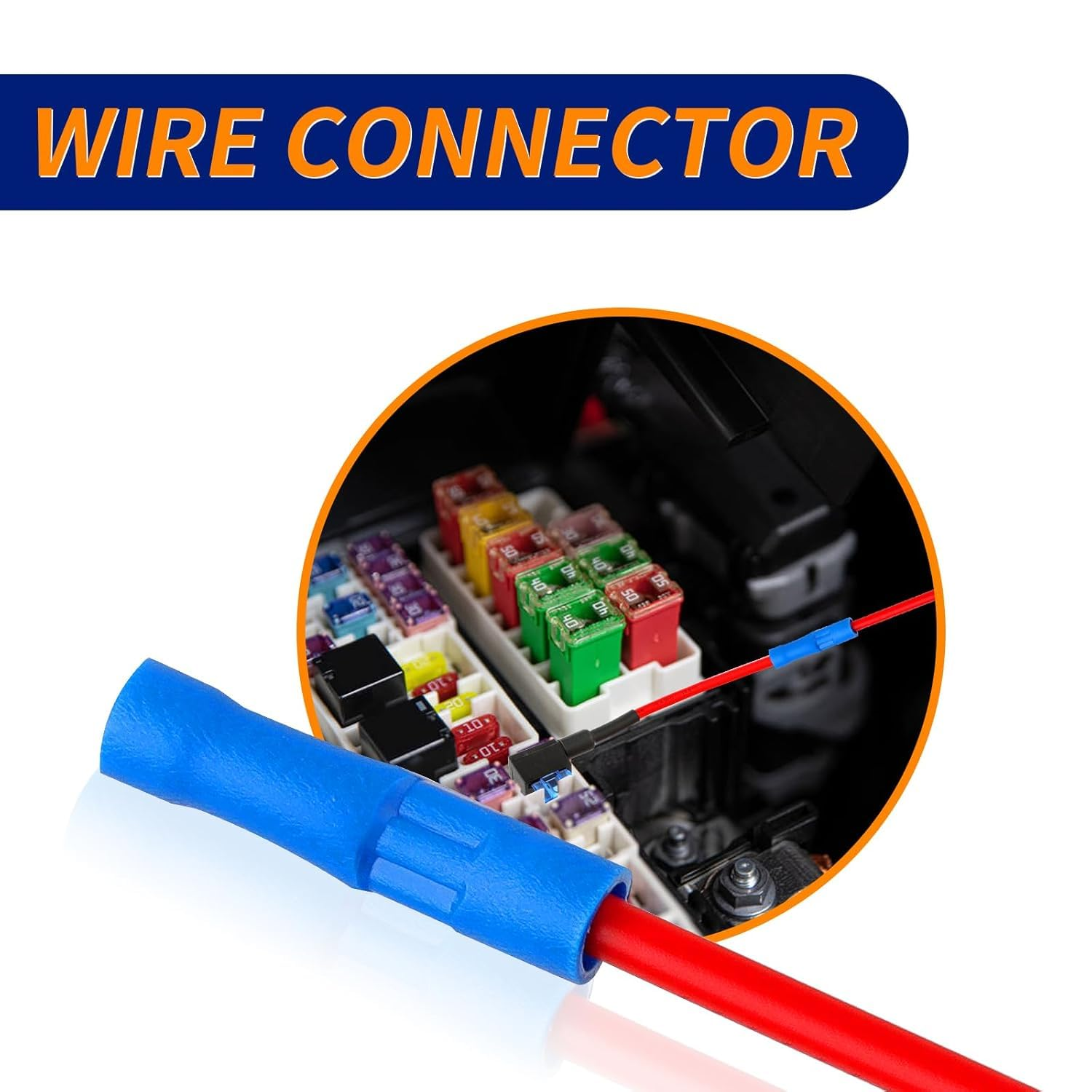 12 Pack Assorted Fuse Taps (Micro2, Mini, Low Profile Mini, Standard) & 111 Blade Fuses, Add-A-Circuit Adapter, Fuse Puller - Ideal for Cars, Trucks, Suvs, Atvs, Boats Complete Kit (12Pack) image number 2