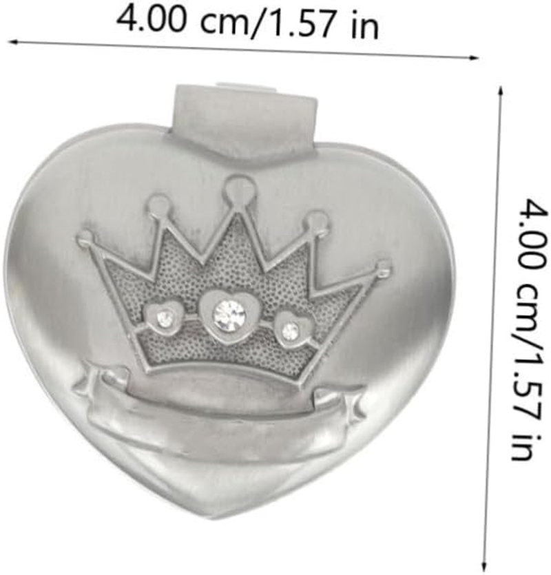 Vaguelly 2Pcs Alloy Tooth Box for Boys and Girls Keepsake Organizer Tooth Holder Storage Holder image number 5