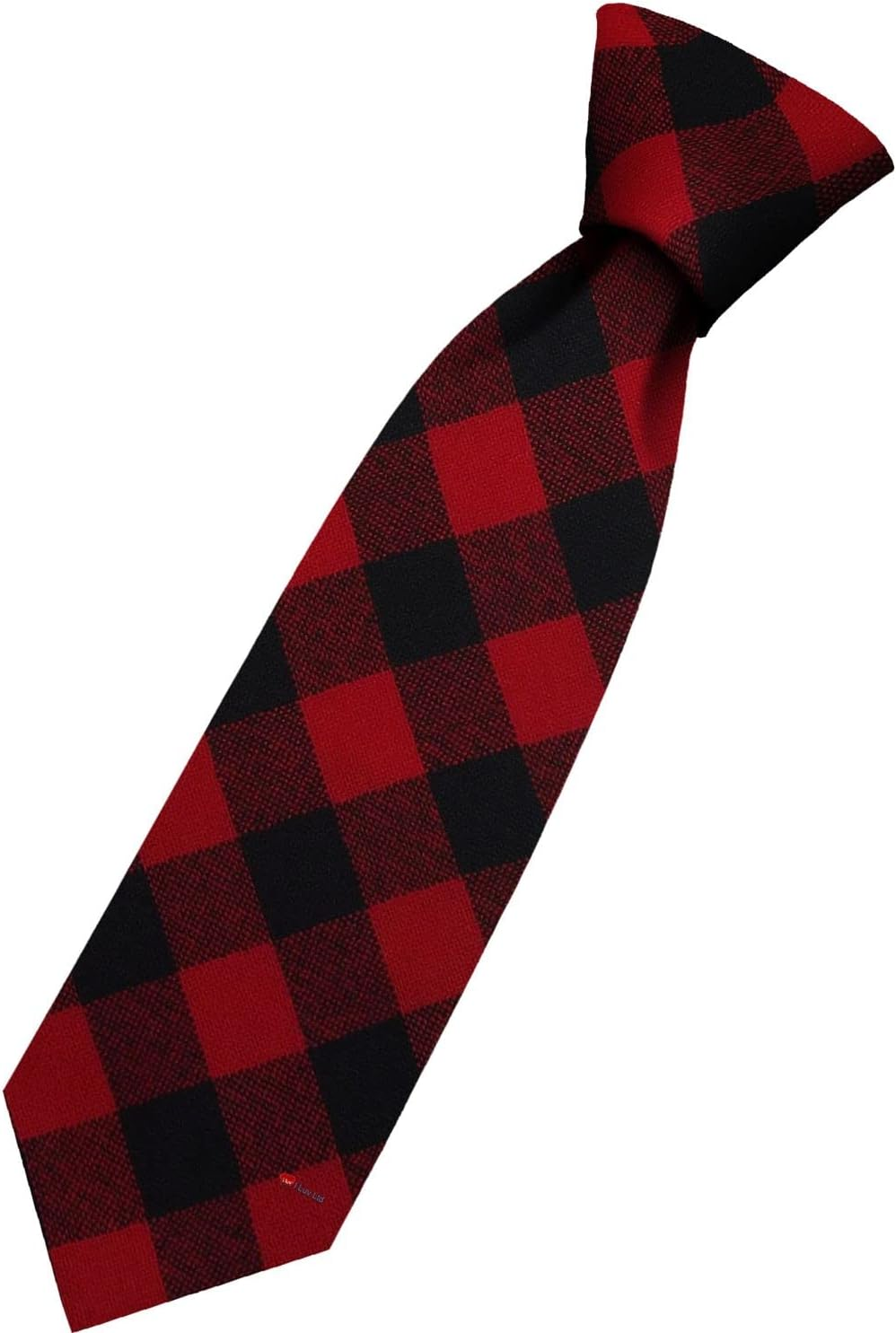 Mens All Wool Tie Woven and Made in Scotland in Rob Roy Macgregor Modern Tartan