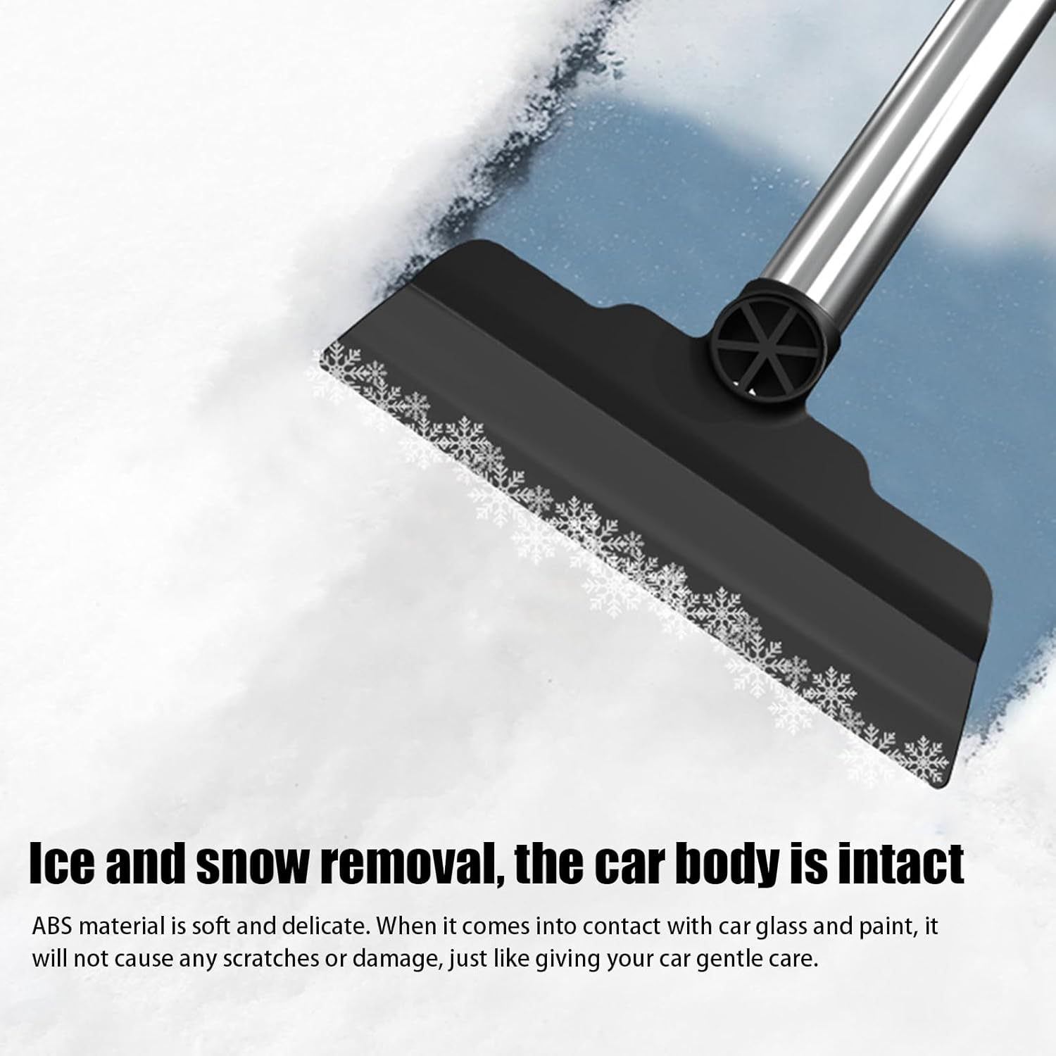 Ice Scraper - 85G Windscreen Scraper | Black Ergonomic Car Snow Scrapers | Portable Frost Removal Tool for Vehicles | Snow Frost Ice Removal Tool, Windshield Scraper for Ice Snow - Blue image number 4