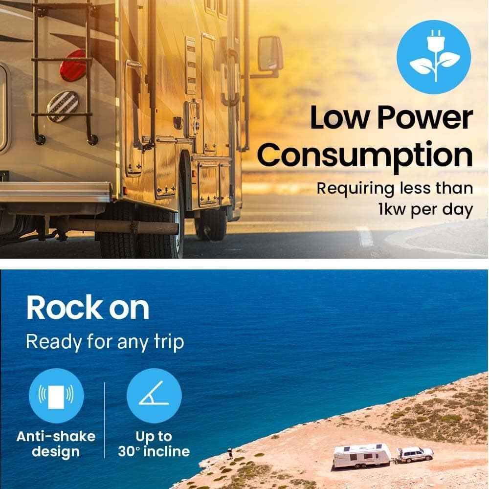 GECKO 70L Portable Fridge Freezer for Car Camping Caravans Fridges Refrigerator Cooler 12V/24V/240V image number 6