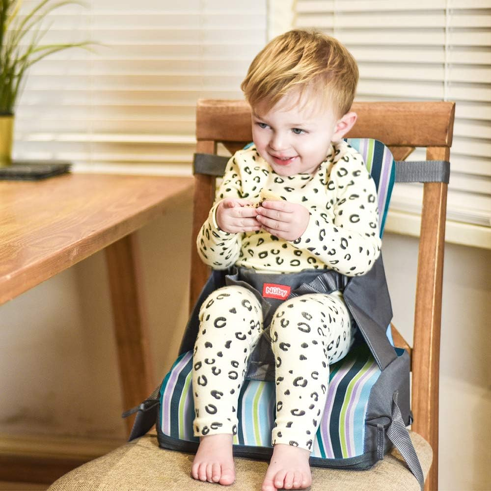 Nuby Travel Booster Seat, Folds into a Handy Bag