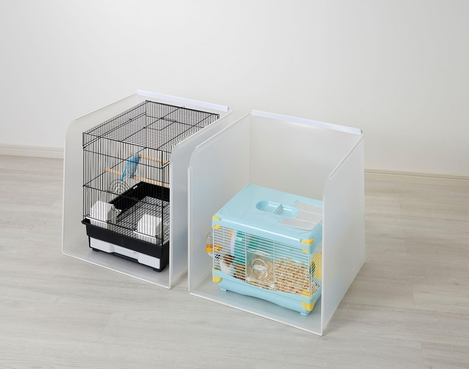 Bonbi Plastic Screen Mini Animal S Cage Scatter Guard for Small Animals image number 3