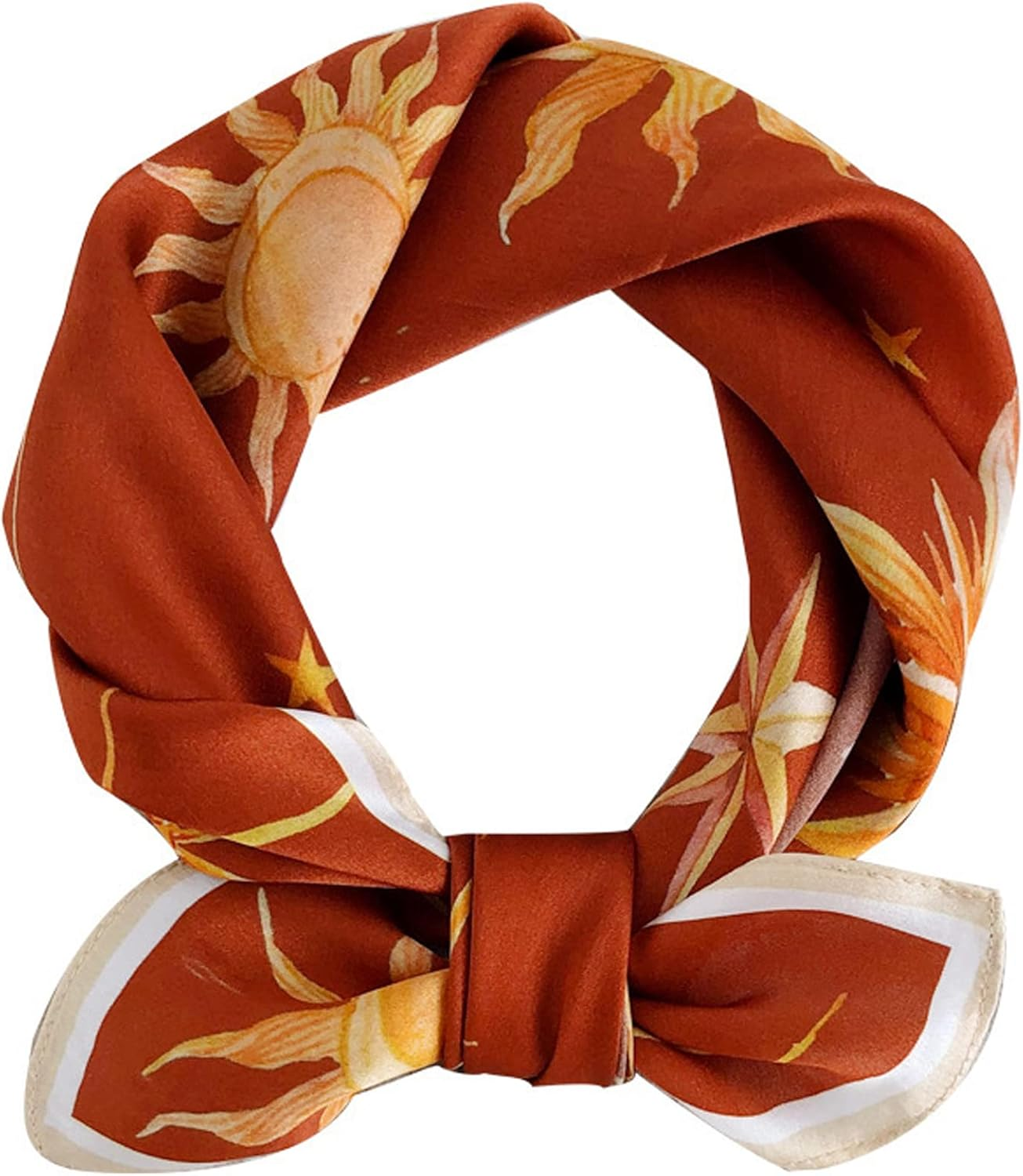 100% Real Mulberry Silk Square Scarf,Lightweight Neckerchief Head Scarf Scarves Bandanas Hair Scarf Neck Scarf for Women/Men - 5301_03 image number 2