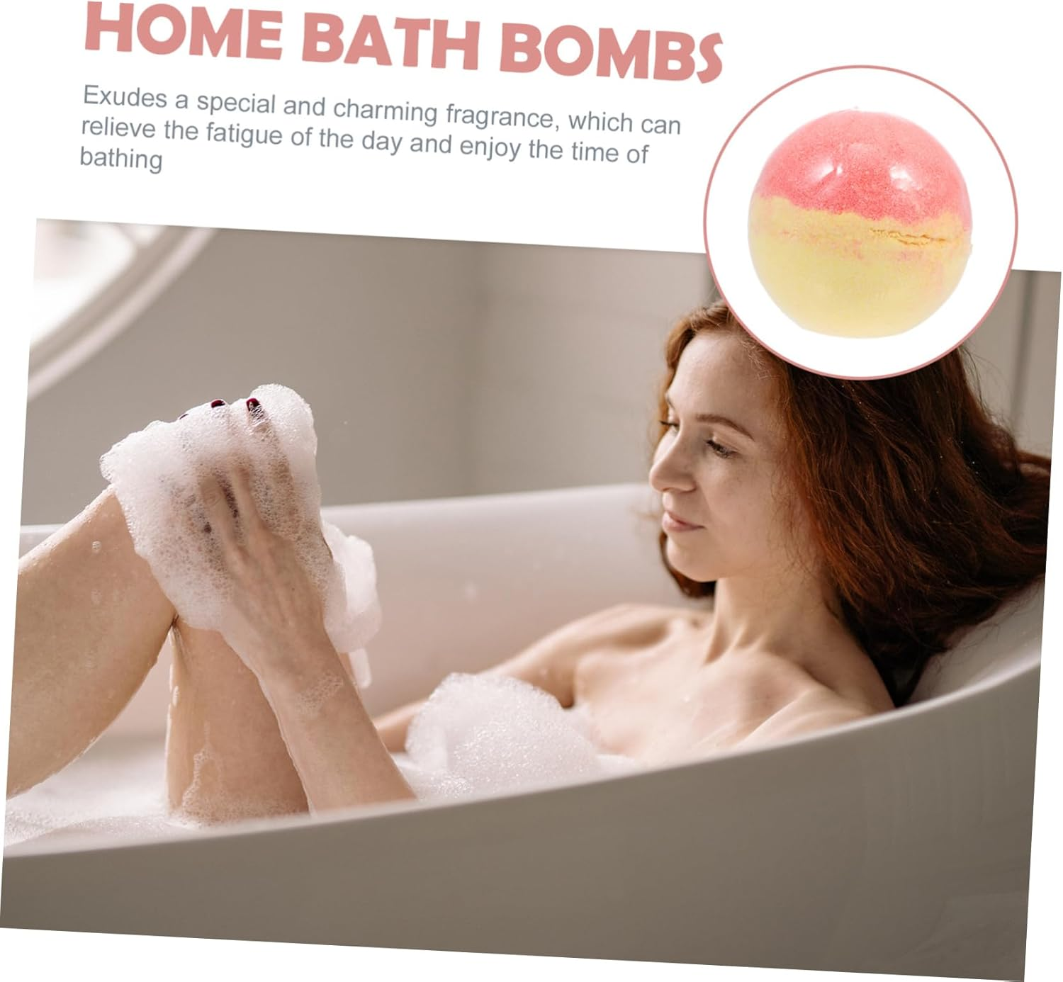 IWOWHERO Essential Oil Sea Salt Bath Spa Bathing Foaming for Day Present Rejuvenate Smooth Glowing Skin image number 2