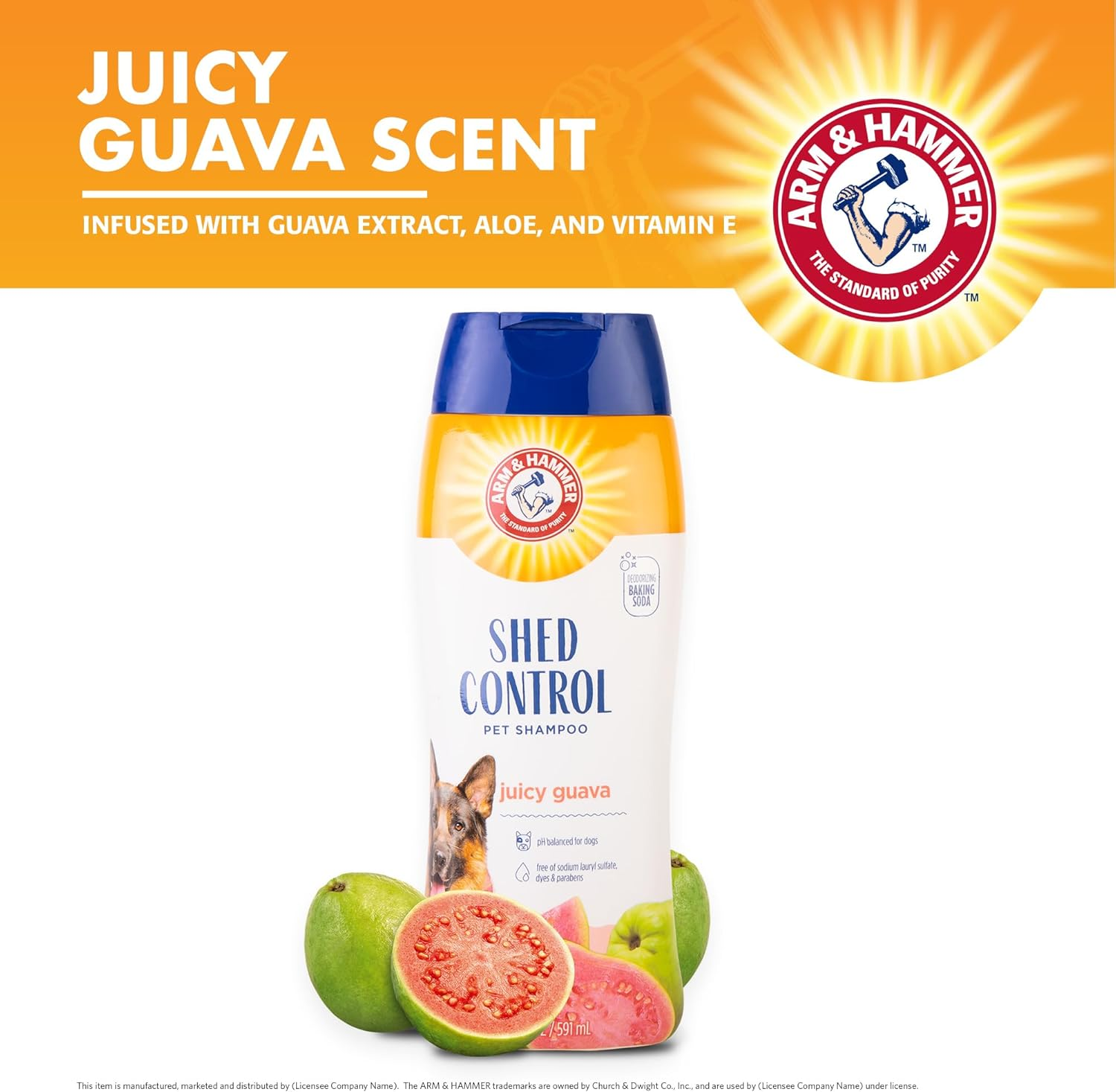 Arm & Hammer Shed Control Shampoo - Juicy Guava