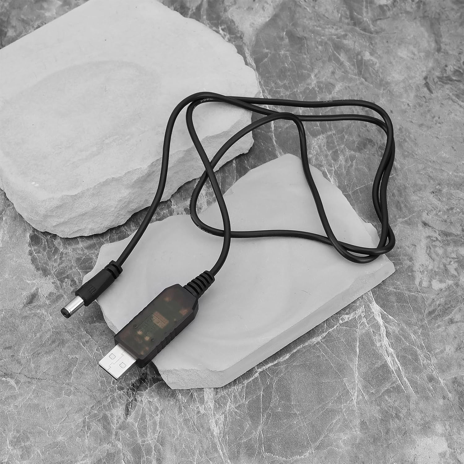 Be in Your Mind 3Pcs USB 5V to 12.6V Boost Charging Cable DC 5.5X2.1Mm Line Converter Power Charging Cable Compatible with Stoov 11.1V/12.6V Lithium Battery Pack 1M image number 3