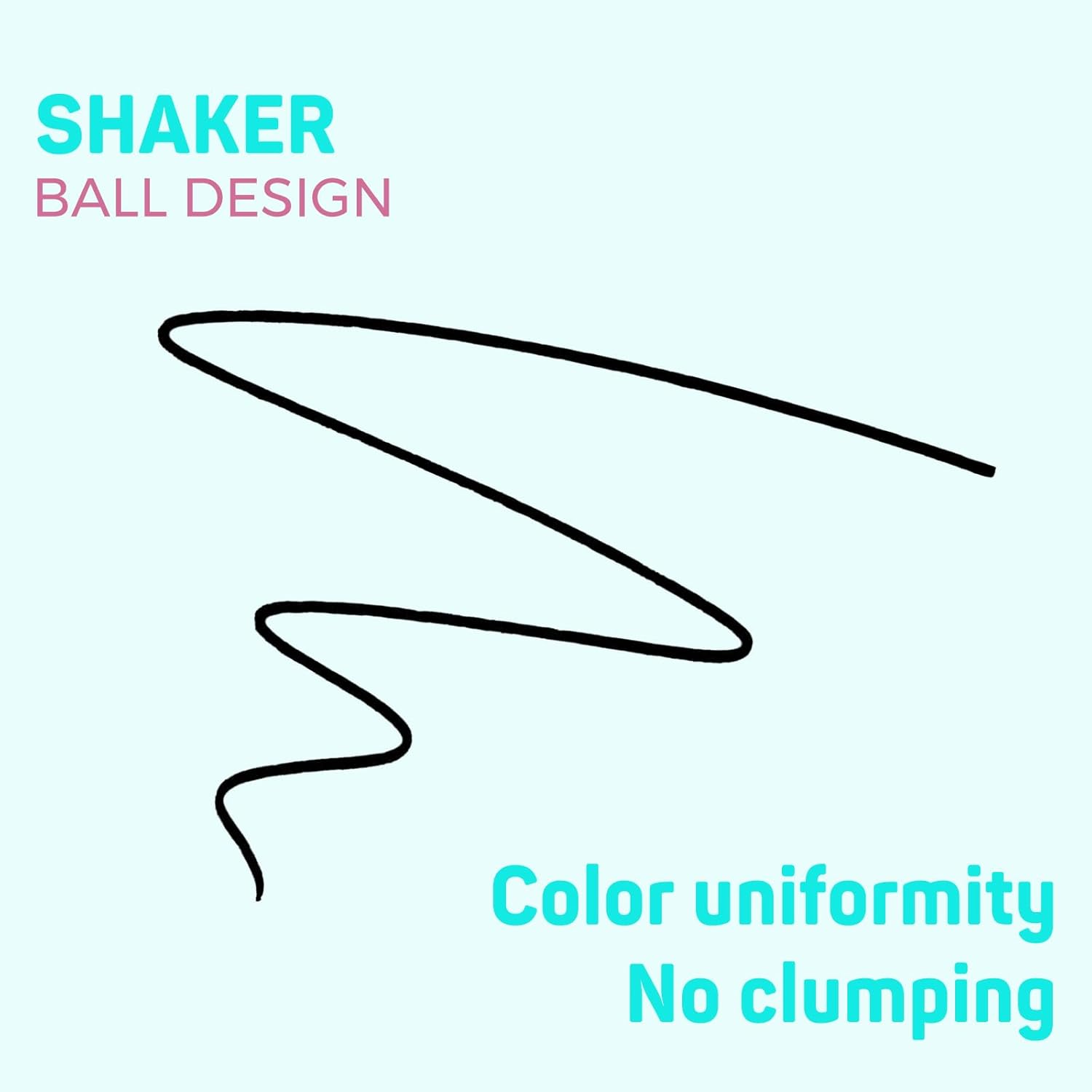 Waterproof Liquid Eyeliner,Black Eyeliner Pencil Super Slim Long Lasting,Cruelty-Free,Quick Drying,No-Skip Eyeliners-Black,0.02 Fl Oz