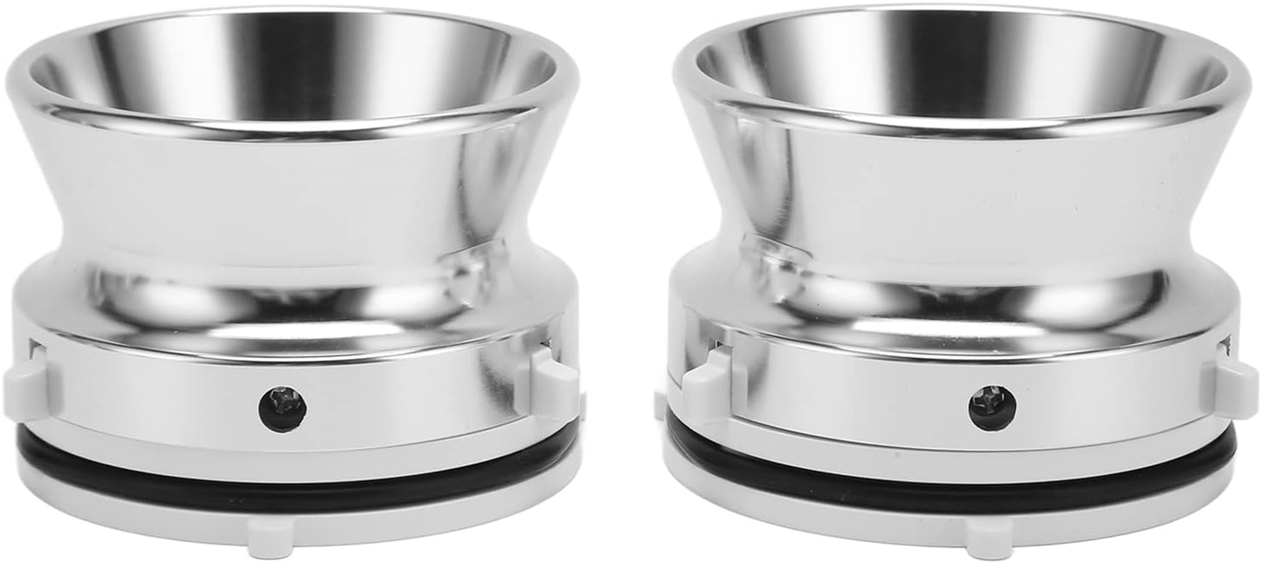 2 Nab Hub Adapters,10 Inch Opener Hub Adapter for Reel to Reel Tape Recorders, Aluminium Universal Reel Tape Recorder Accessories for Studer Revox, Akai, Teac, Silver White image number 5