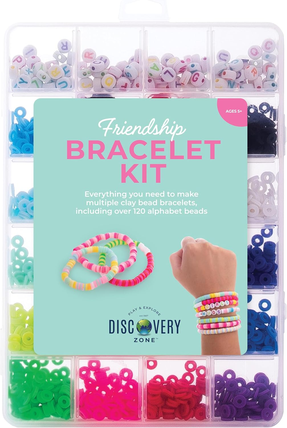Discovery Zone IDZ70030 Friendship Bracelet Kit image number 1