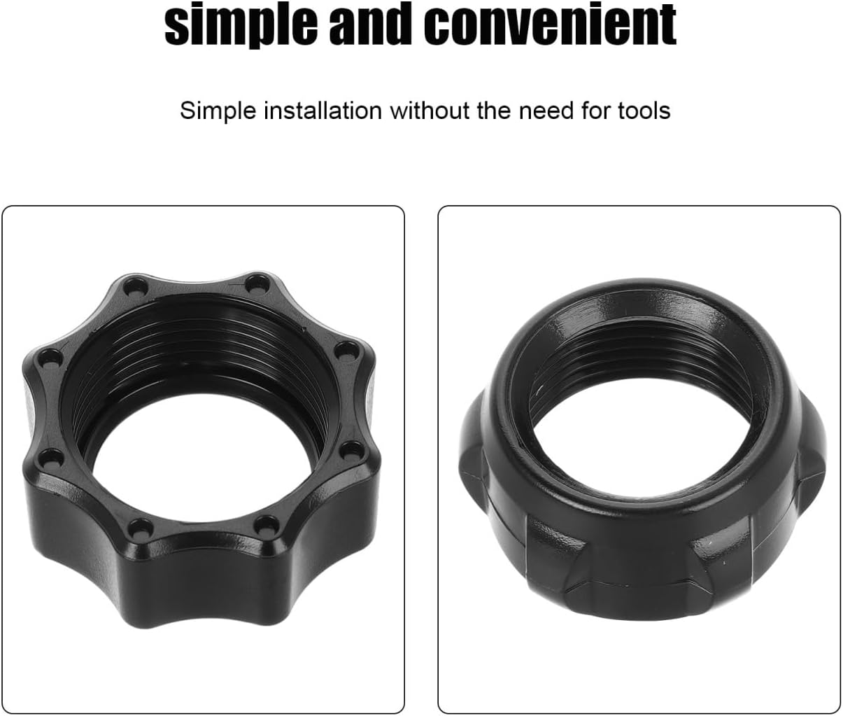 Mobestech 15Pcs Ball-Joint Fixed Adapter Tightening Ring Car Mount Screw-On Head Bracket Phone Holder Nut Wireless Charging Accessory for Secure Installation image number 2