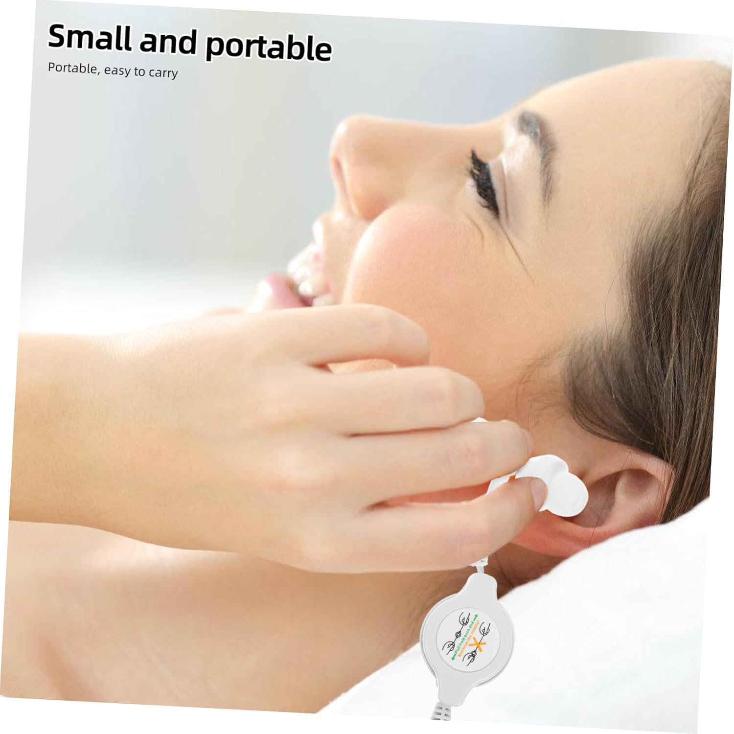 WATIIFUFU Retractable In-Ear Earphones 3.5Mm Mini Earphone for Mp3 Players White Compact Design Suitable for Travel and Daily Use image number 6