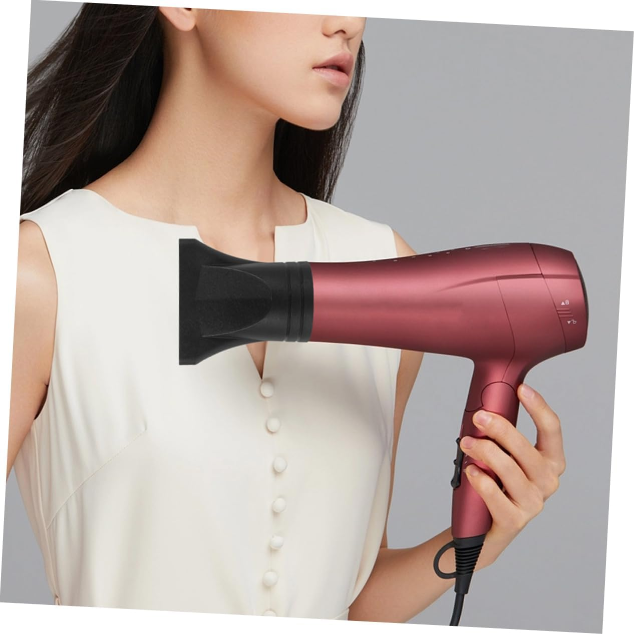 CIYODO 4Pcs Narrow Nozzle Hair Dryer Attachment High Temperature Resistant Blow Dryer Concentrator Replacement Fast Uniform Airflow for Smoother Shinier Hair Easy to Install image number 1