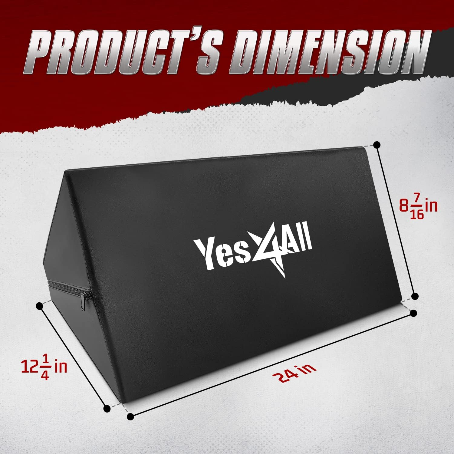 Yes4All Foam - Preacher Curl Pad, Simple Version of Preacher Curl Weight Bench for Arms, Biceps and Triceps, Space-Saving image number 6