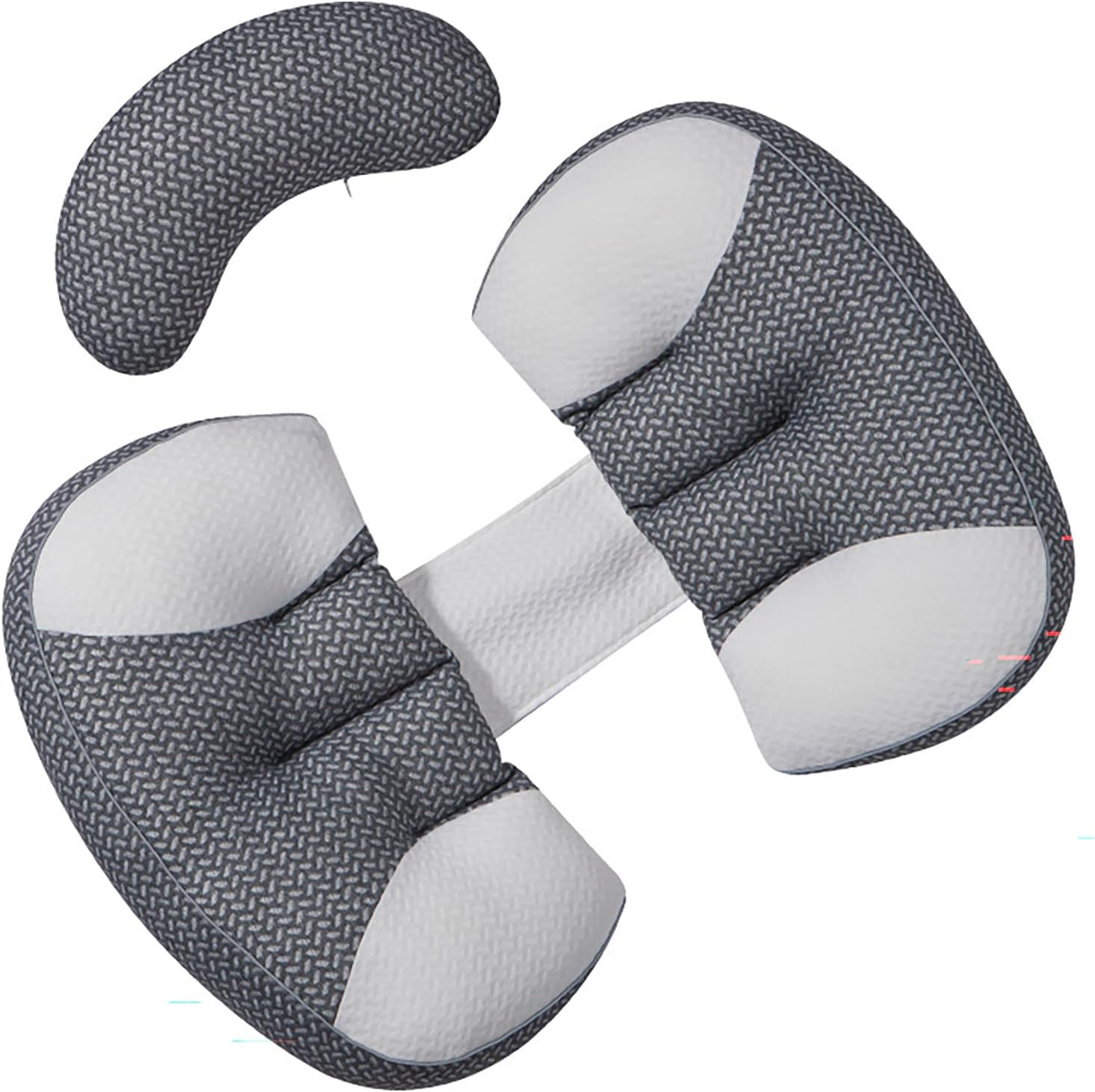 Pregnancy Pillow, U-Shape Adjustable Maternity Pillow, 30&deg; Tilt Support for Back & Belly, Breathable Cover, 2-21Cm Width Adjustment for Pregnant Women image number 2