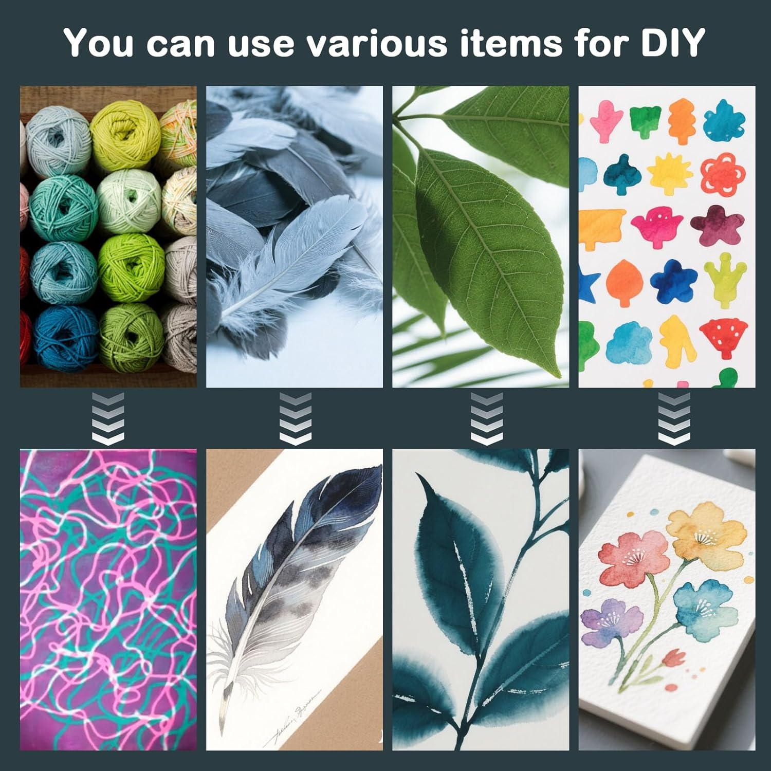 INNOVAYOU 5 * 7Inch Gel Plate, Waterproof and Washable Gel Printing Plate with Press Rubber, Suitable for Card Making, Arts and Crafts, Scrapbooking, Diary, Home Decoration image number 6