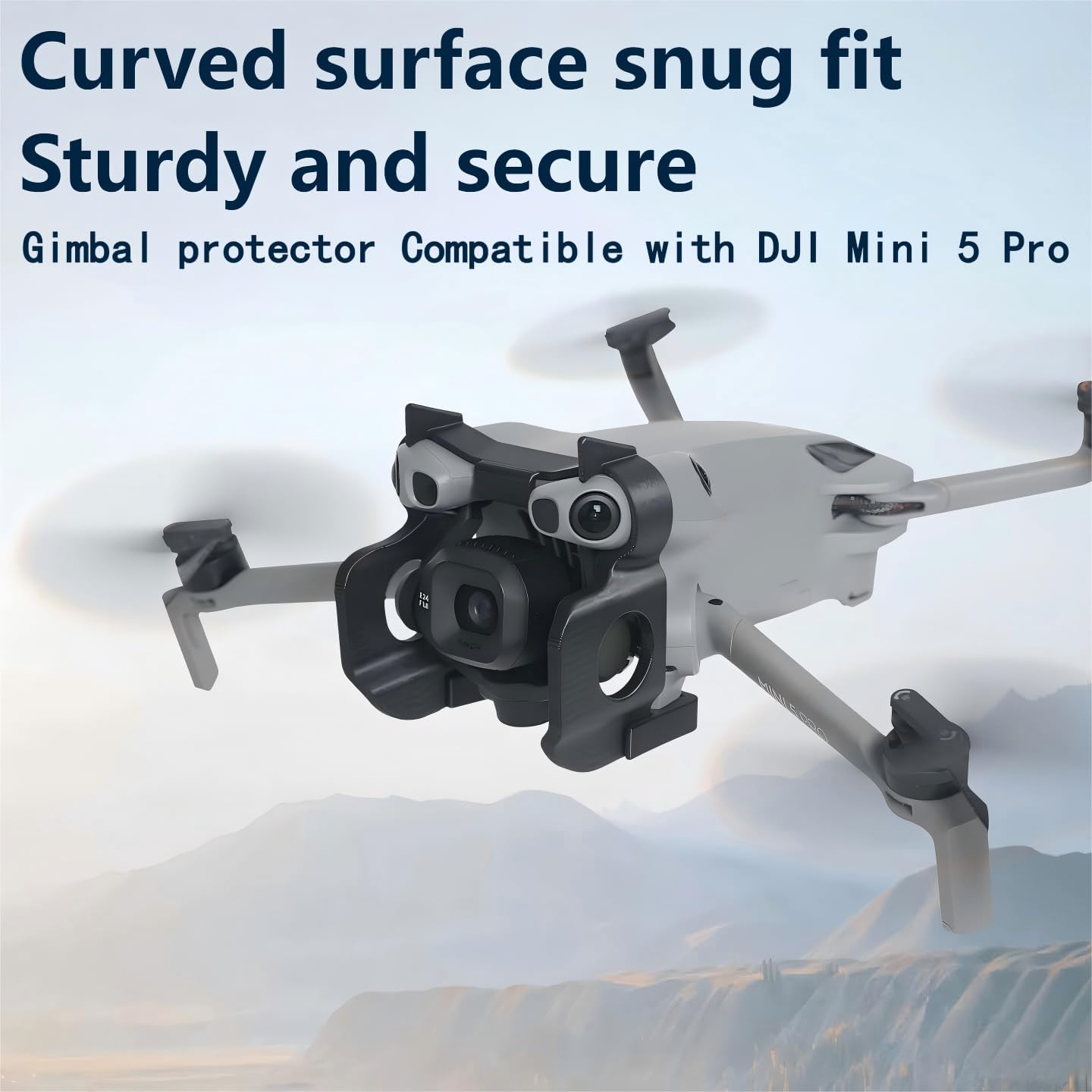 XBERSTAR Gimbal Bumper Guard Compatible with DJI Mini 5 Pro anti Collision Camera Protector,Guard Bar for Drone Accessories image number 6