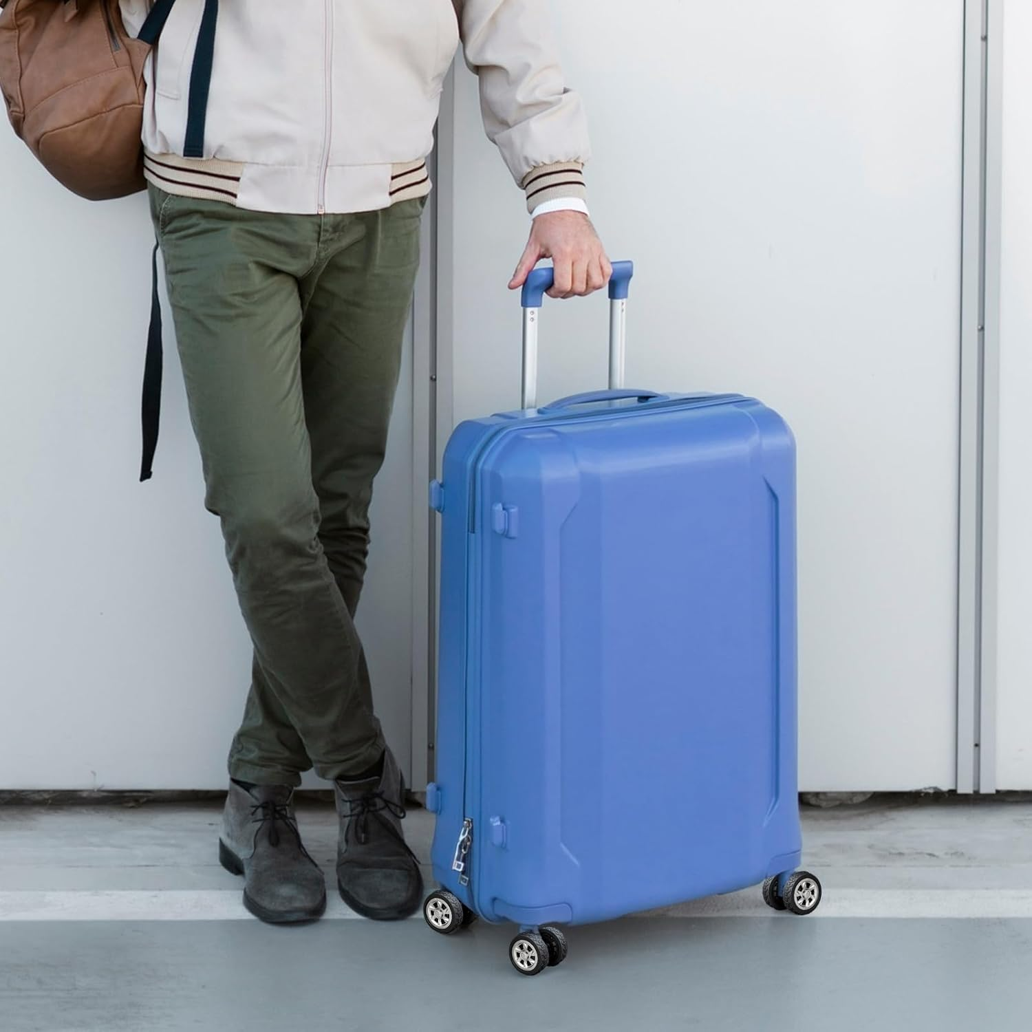 HAIKING Luggage Wheels Covers, 16 PCS Silicone Reduce Noise Luggage Accessories for Most Spinner Wheels Suitcase (5 X 1.5Cm/1.96 X 0.59In) image number 5